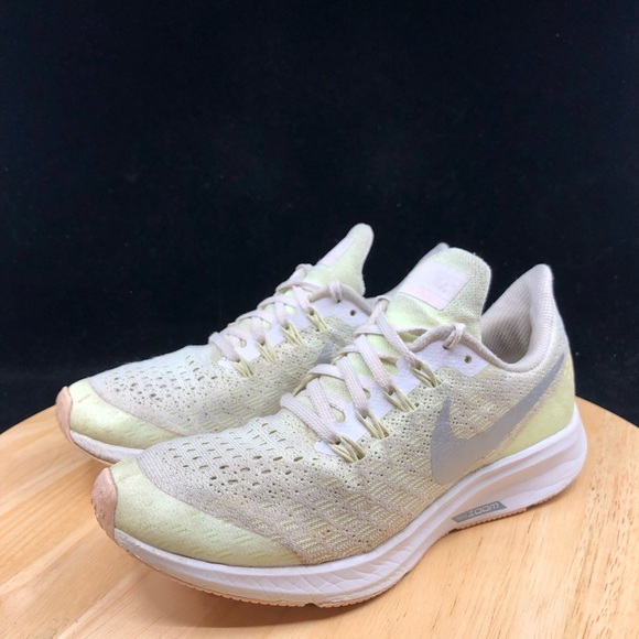 Nike Kid's Air Zoom Pegasus 35 (GS) Volt/White/Grey Sz 4.5Y AH3481-100 - Picture 2 of 10